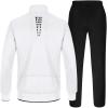imageTBMPOY Mens Tracksuits Sweatsuits for Men Sweat Track Suits 2 Piece Casual Athletic Jogging Warm Up Full Zip Sets03 Whiteblack