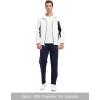 imageTBMPOY Mens Tracksuits Sweatsuits for Men Sweat Track Suits 2 Piece Casual Athletic Jogging Warm Up Full Zip Sets03 Whitedarl Blue