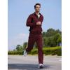 imageTBMPOY Mens Tracksuits Sweatsuits for Men Sweat Track Suits 2 Piece Casual Athletic Jogging Warm Up Full Zip Sets03 Wine Red