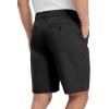 imageTBMPOY Mens Work Dress Shorts Golf Stretch Waistband Summer Pleated Casual Business Dressy Short for Men with PocketsBlack