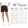 imageTBMPOY Womens 5 Golf Hiking Shorts Quick Dry with 5 Pockets Stretch Athletic Casual Summer Trip Water Resistant Black L