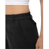 imageTBMPOY Womens 5 Golf Hiking Shorts Quick Dry with 5 Pockets Stretch Athletic Casual Summer Trip Water Resistant Black L