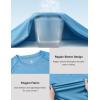 imageTBMPOY Womens Dry Fit Workout Shirts Short Sleeve Athletic Moisture Wicking TShirts UPF 50 Running Gym Active Tops Azure L