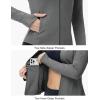 imageTBMPOY Womens Full Zip Hoodie Lightweight Athletic Jackets Slim Fit Workout Track Running Jacket with Thumb HolesGrey