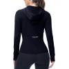 imageTBMPOY Womens Full Zip Hoodie Lightweight Athletic Jackets Slim Fit Workout Track Running Jacket with Thumb HolesNavy