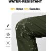 imageTBMPOY Womens Hiking Cargo Pants Lightweight Water Resistant Quick Dry Fishing Camping Travel Work Pant with 6 PocketsArmy Green
