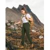 imageTBMPOY Womens Hiking Cargo Pants Lightweight Water Resistant Quick Dry Fishing Camping Travel Work Pant with 6 PocketsArmy Green