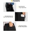 imageTBMPOY Womens Hiking Cargo Pants Lightweight Water Resistant Quick Dry Fishing Camping Travel Work Pant with 6 PocketsBlack