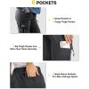 imageTBMPOY Womens Hiking Cargo Pants Lightweight Water Resistant Quick Dry Fishing Camping Travel Work Pant with 6 PocketsDark Grey