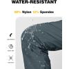 imageTBMPOY Womens Hiking Cargo Pants Lightweight Water Resistant Quick Dry Fishing Camping Travel Work Pant with 6 PocketsStone Blue