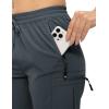 imageTBMPOY Womens Hiking Cargo Shorts Lightweight Quick Dry Athletic Summer Shorts Golf Travel Camping with Zipper PocketsCool Gray