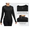 imageTBMPOY Womens UPF 50 Long Sleeve Quick Dry Zipper Sun Protection ShirtsBlack2