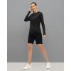imageTBMPOY Womens UPF 50 Long Sleeve Quick Dry Zipper Sun Protection ShirtsBlack2