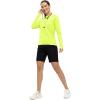 imageTBMPOY Womens UPF 50 Long Sleeve Quick Dry Zipper Sun Protection ShirtsGreen2