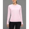 imageTBMPOY Womens UPF 50 Long Sleeve Quick Dry Zipper Sun Protection ShirtsLight Pink2