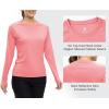 imageTBMPOY Womens UPF 50 Long Sleeve Quick Dry Zipper Sun Protection ShirtsPink2