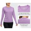 imageTBMPOY Womens UPF 50 Long Sleeve Quick Dry Zipper Sun Protection ShirtsPurple2