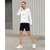 imageTBMPOY Womens UPF 50 Long Sleeve Quick Dry Zipper Sun Protection ShirtsWhite2