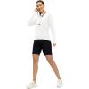 imageTBMPOY Womens UPF 50 Long Sleeve Quick Dry Zipper Sun Protection ShirtsWhite2
