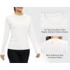 imageTBMPOY Womens UPF 50 Long Sleeve Quick Dry Zipper Sun Protection ShirtsWhite2