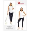 imageTBMPOY Womens Workout Tank Tops High Crew Neck Racerback Lightweight Muscle Dry Fit Tennis Sleeveless Athletic Running YogaWhite