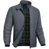 imageTBMPOY Mens Lightweight Cotton Jackets Golf Full Zip Windbreaker Spring Fall Stylish Casual Jackets Work bomberDark Grey