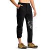 imageTBMPOY Mens Lightweight Hiking Pants Quick Dry 4 Pockets Stretch Water Resistant Travel Fishing Convertible Zip Cargo JoggerBlack