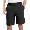 imageTBMPOY Mens Work Dress Shorts Golf Stretch Waistband Summer Pleated Casual Business Dressy Short for Men with PocketsBlack
