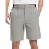 imageTBMPOY Mens Work Dress Shorts Golf Stretch Waistband Summer Pleated Casual Business Dressy Short for Men with PocketsLight Grey