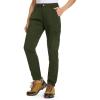 imageTBMPOY Womens Hiking Cargo Pants Lightweight Water Resistant Quick Dry Fishing Camping Travel Work Pant with 6 PocketsArmy Green