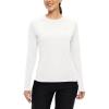 imageTBMPOY Womens UPF 50 Long Sleeve Quick Dry Zipper Sun Protection ShirtsWhite2