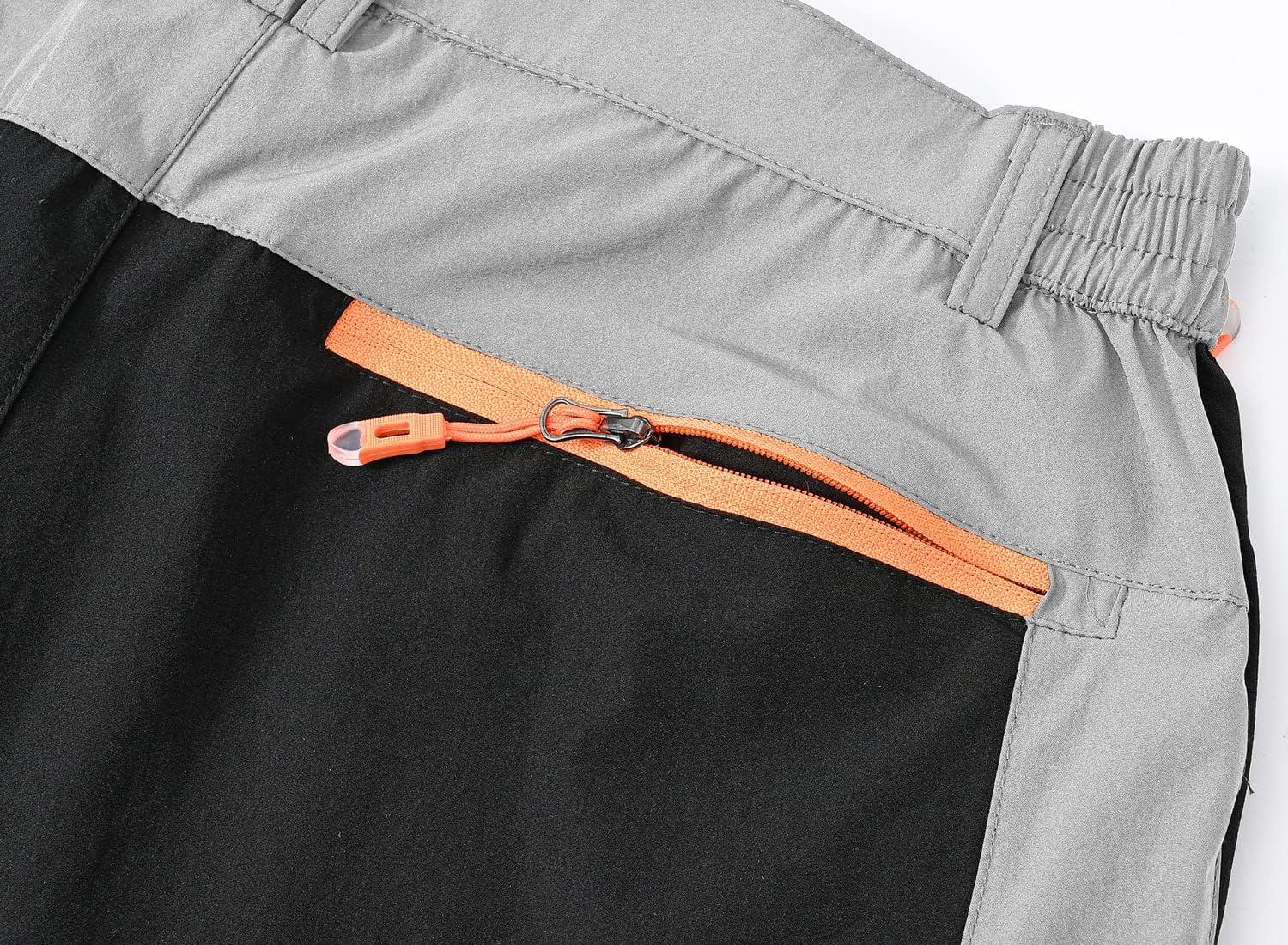 imageTBMPOY Mens Hiking Work Cargo Pants Lightweight Waterproof Quick Dry Outdoor Mountain Pant Fishing Camping1light Gray