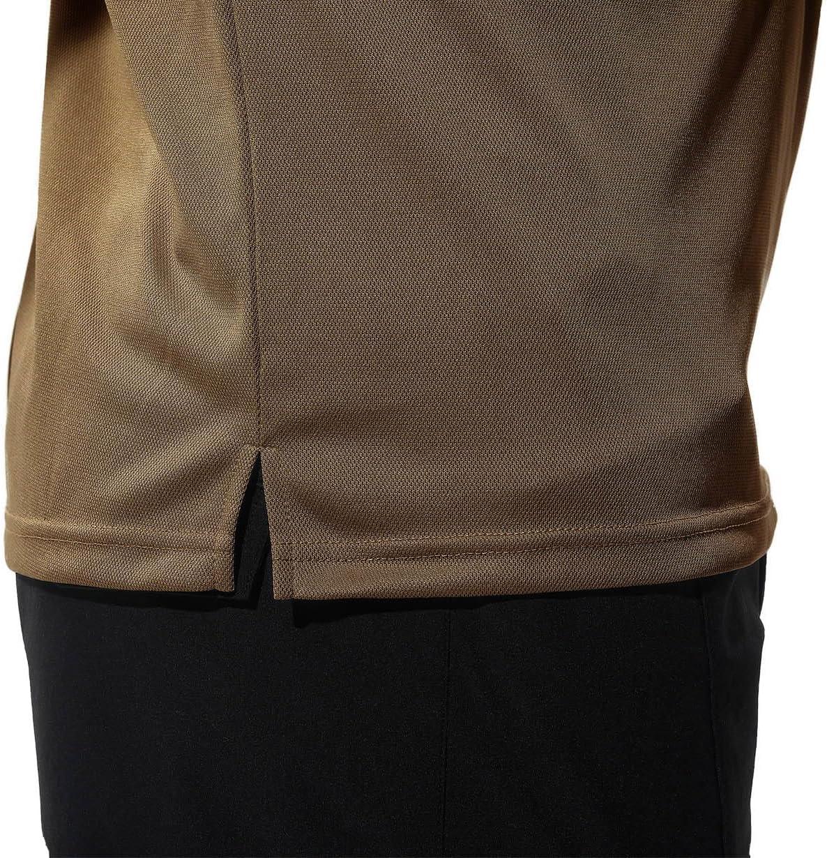 imageTBMPOY Mens Polo Shirts with Pocket Short Sleeve Quick Dry Casual Sports Outdoor Golf ShirtDark Brown