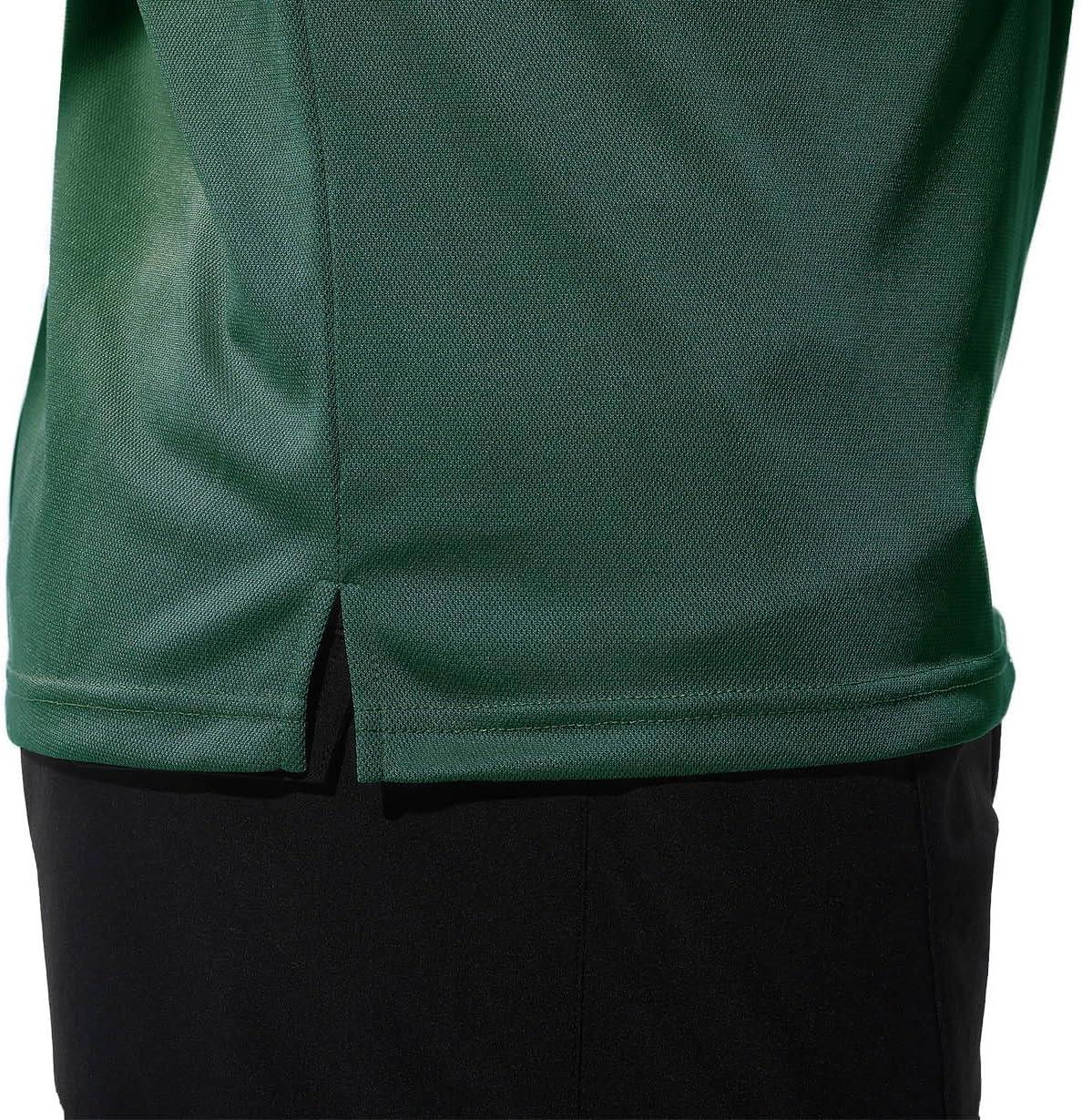 imageTBMPOY Mens Polo Shirts with Pocket Short Sleeve Quick Dry Casual Sports Outdoor Golf ShirtDark Green
