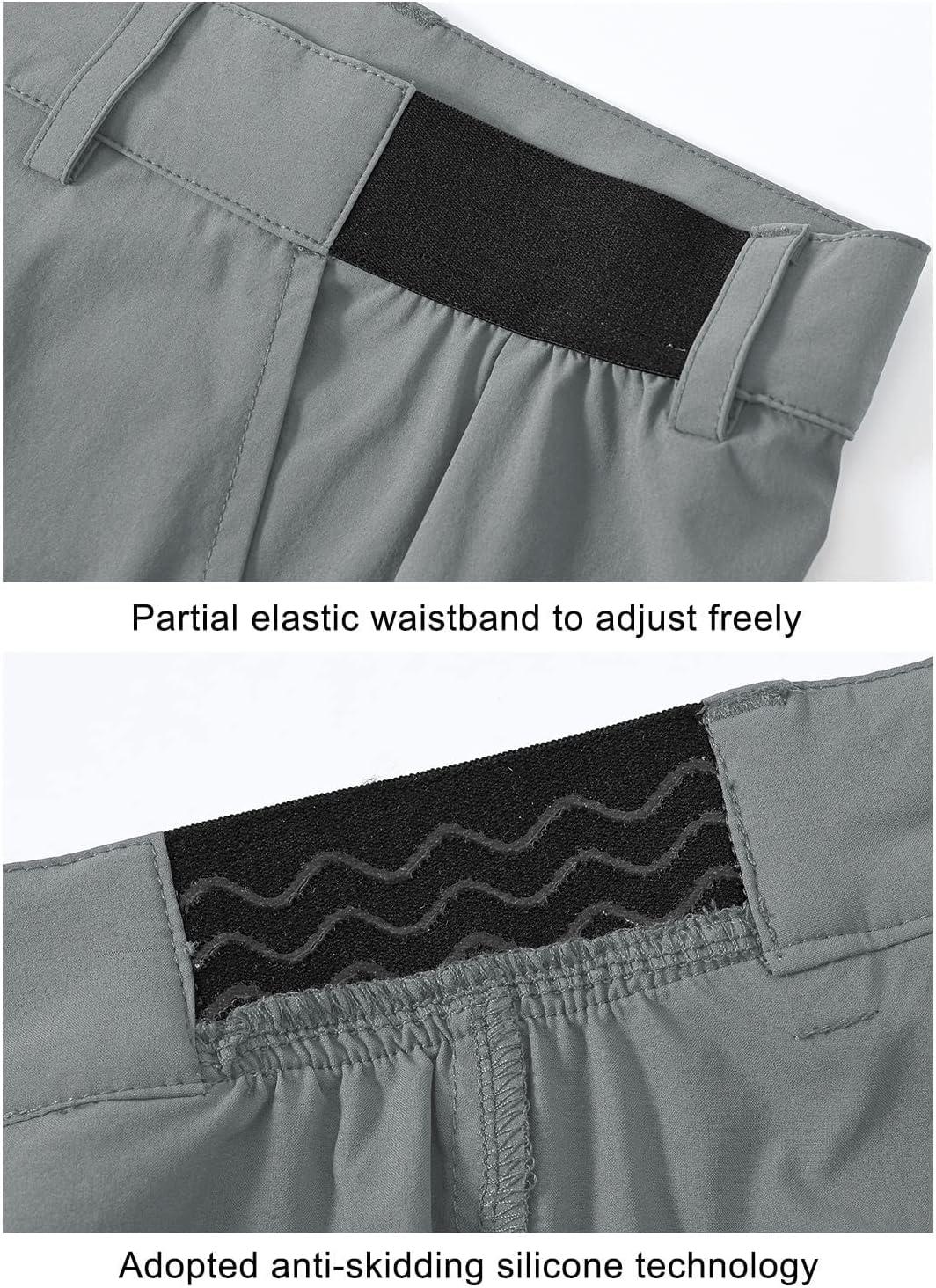 imageTBMPOY Mens Stretch Golf Pants Lightweight Quick Dry Casual Work Pant with 3 Pockets01grey