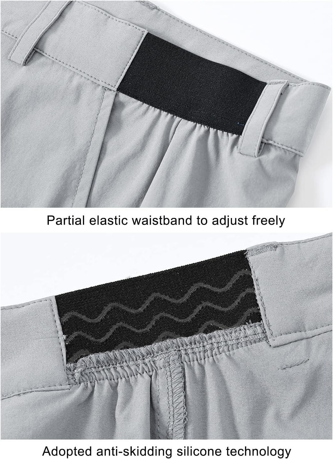 imageTBMPOY Mens Stretch Golf Pants Lightweight Quick Dry Casual Work Pant with 3 Pockets01light Grey
