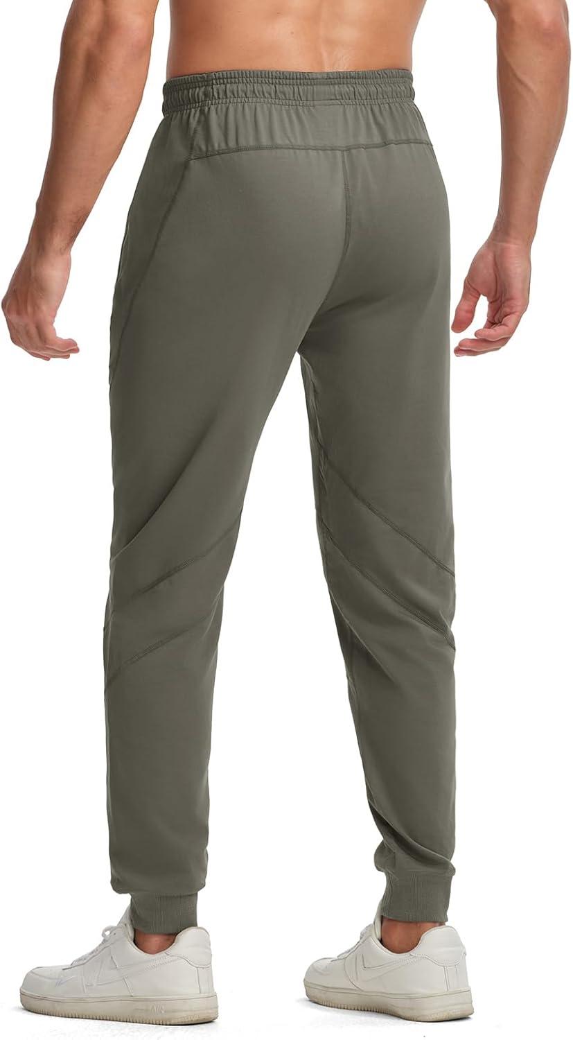 imageTBMPOY Mens Sweatpants with Zipper Pockets Lightweight Joggers Slim Fit Athletic Pants for Track Running WorkoutGrey