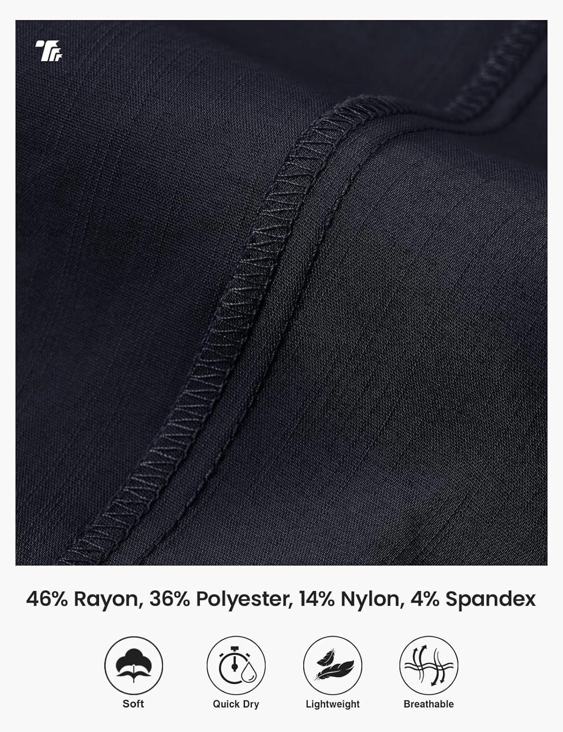 imageTBMPOY Womens Capri Pants Lightweight Quick Dry Hiking Cargo Pockets Casual Water Resistant Travel Cropped CottonNavy Blue