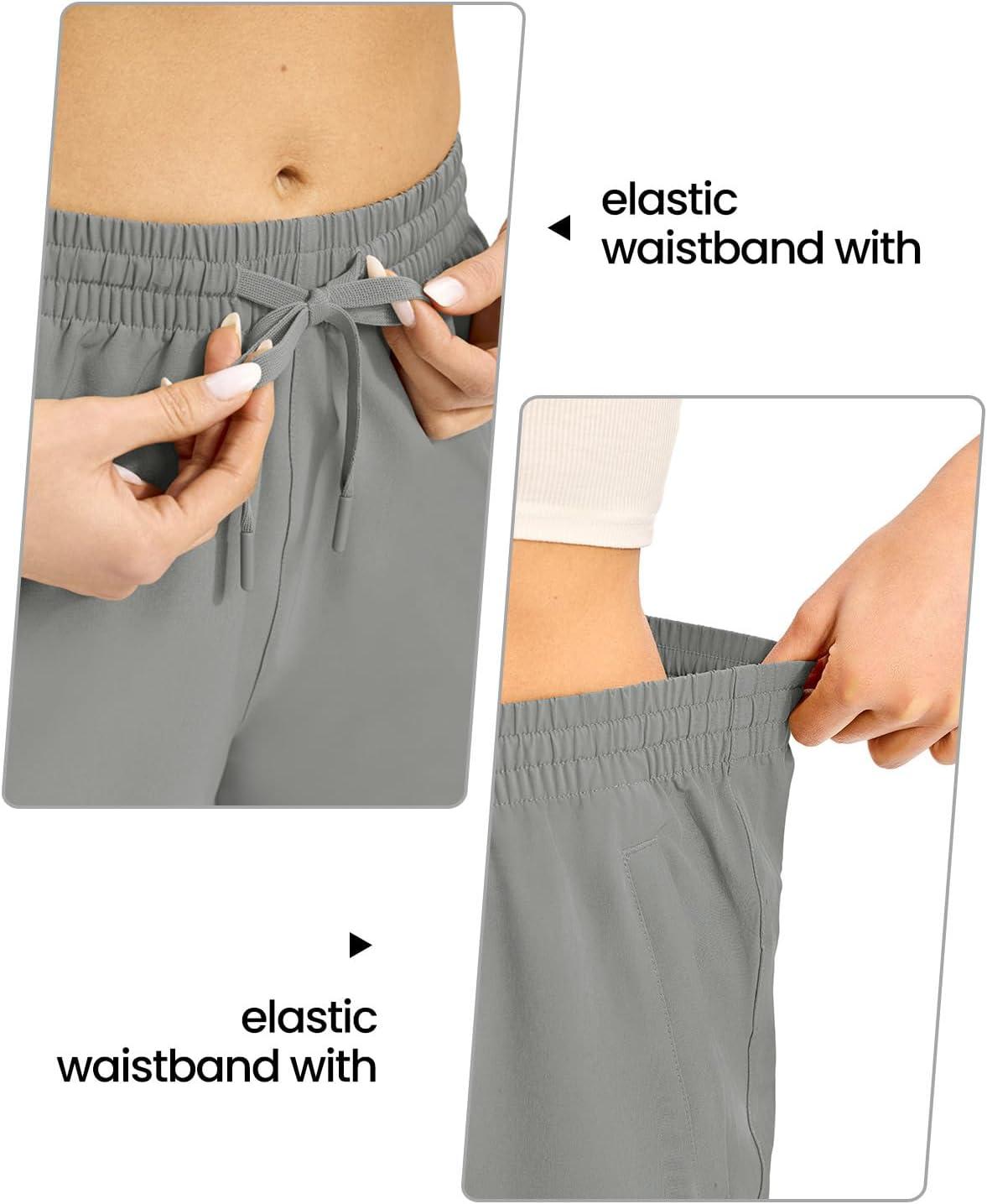 imageTBMPOY Womens Hiking Cargo Shorts 85quot Lightweight QuickDry Water Resistant Athletic Shorts with Zipper PocketsLight Grey
