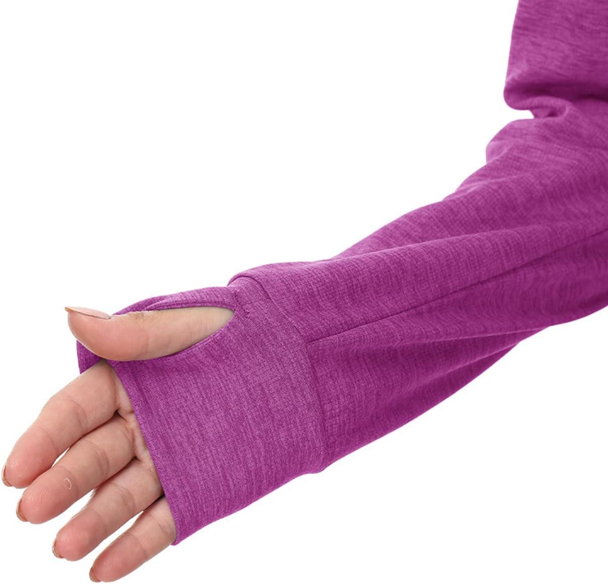 imageTBMPOY Womens UPF 50 Sun Protection Hoodie Jackets Light Weight Long Sleeve Shirts Hiking Outdoor Full Zip Tops7purple