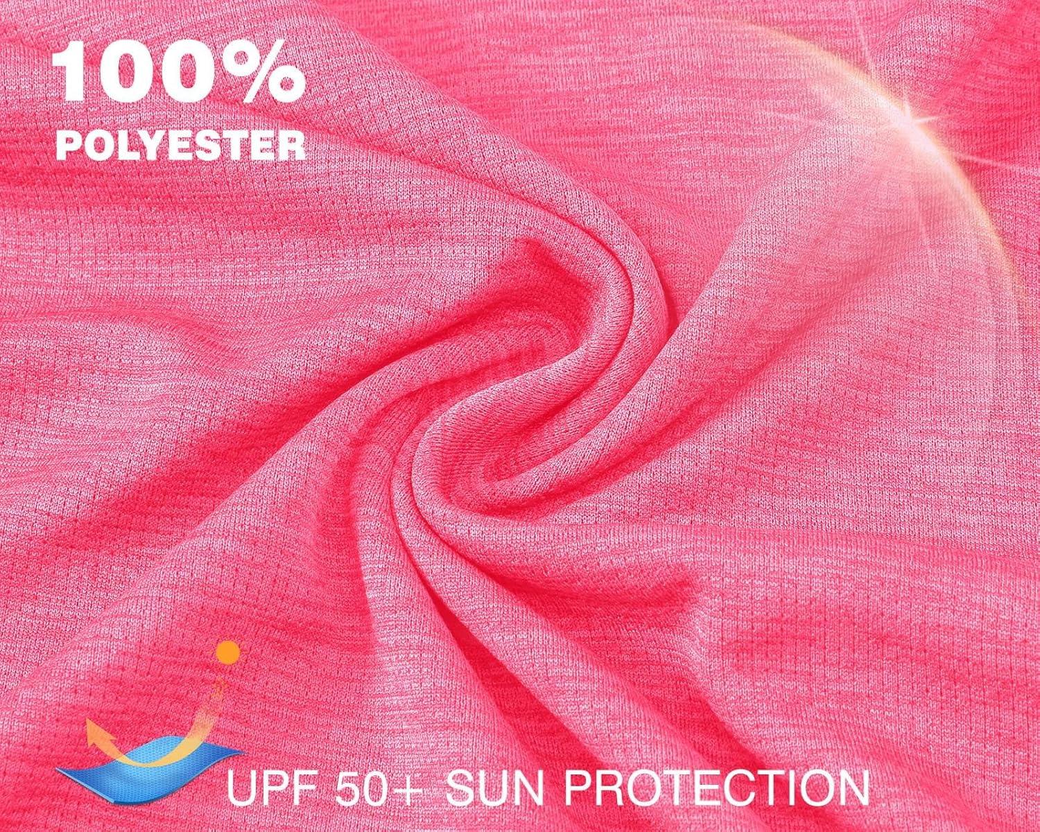 imageTBMPOY Womens UPF 50 Sun Protection Hoodie Shirt Long Sleeve Fishing Hiking Outdoor UV Shirt Lightweight11rose