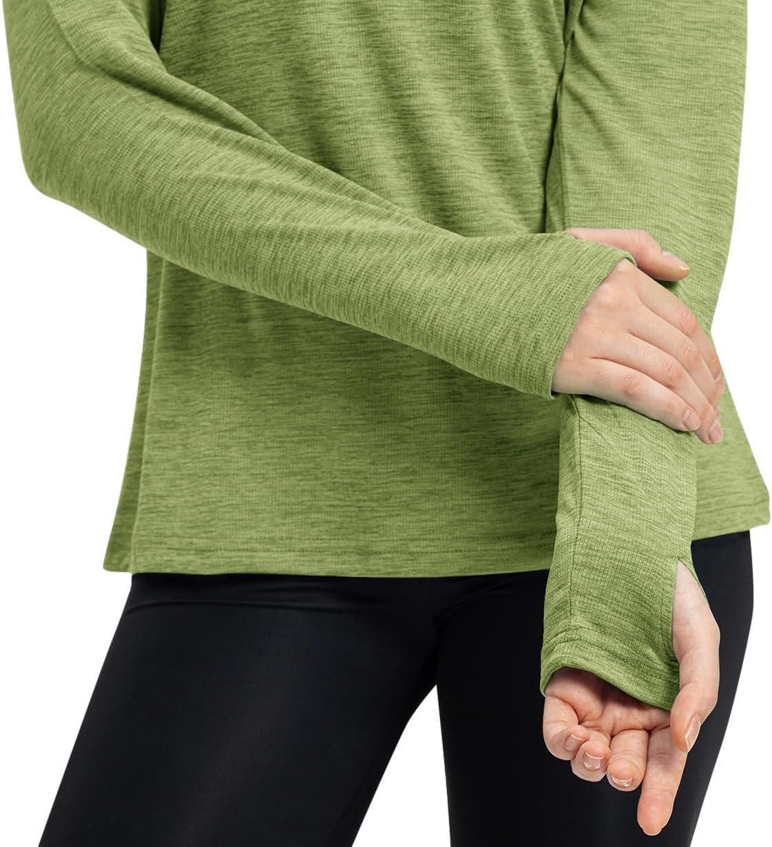 imageTBMPOY Womens UPF 50 Sun Protection Hoodie Shirt Long Sleeve Fishing Hiking Outdoor UV Shirt Lightweight16fruit Green