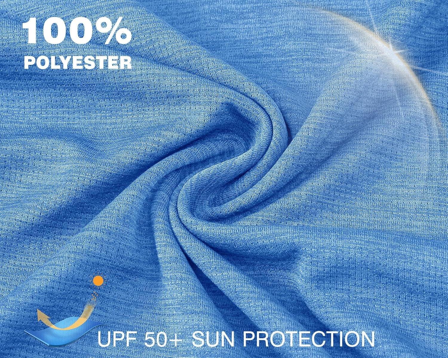 imageTBMPOY Womens UPF 50 Sun Protection Hoodie Shirt Long Sleeve Fishing Hiking Outdoor UV Shirt Lightweight19lake Blue