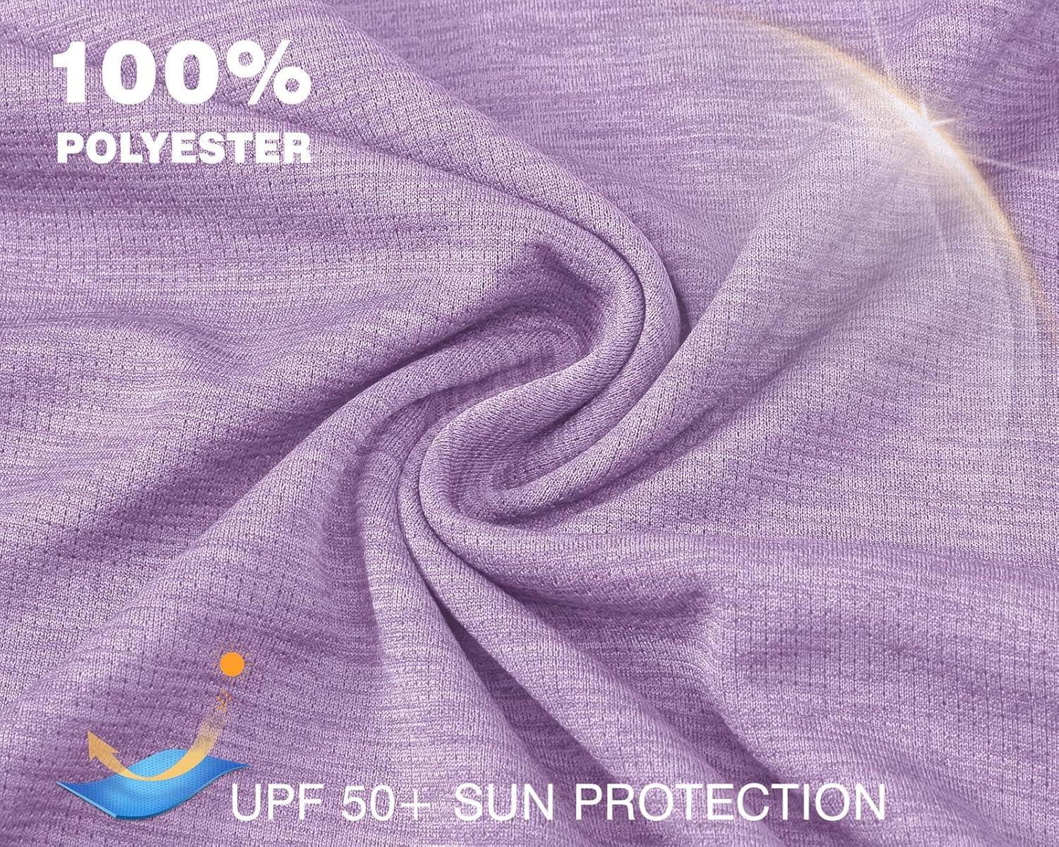 imageTBMPOY Womens UPF 50 Sun Protection Hoodie Shirt Long Sleeve Fishing Hiking Outdoor UV Shirt Lightweight20light Purple