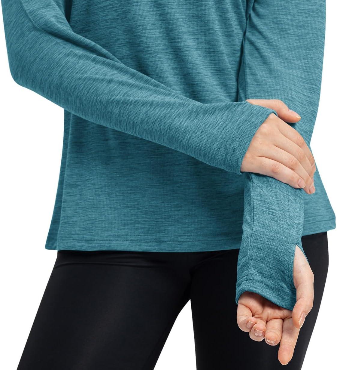 imageTBMPOY Womens UPF 50 Sun Protection Hoodie Shirt Long Sleeve Fishing Hiking Outdoor UV Shirt Lightweight2blue