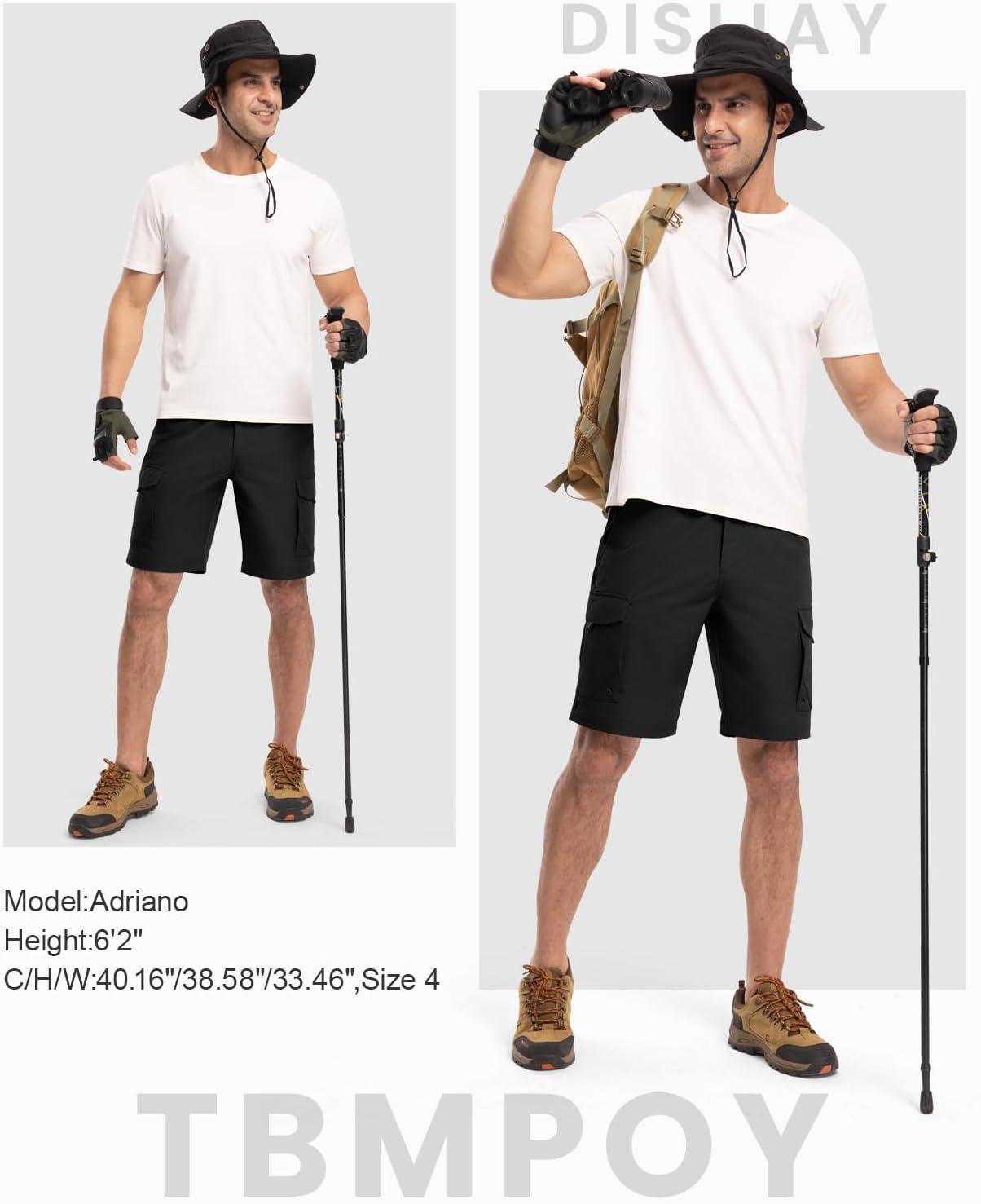 imageTBMPOY mens Cargo Shorts01black