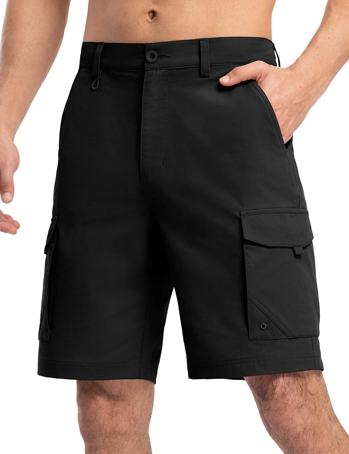 imageTBMPOY mens Cargo Shorts01black