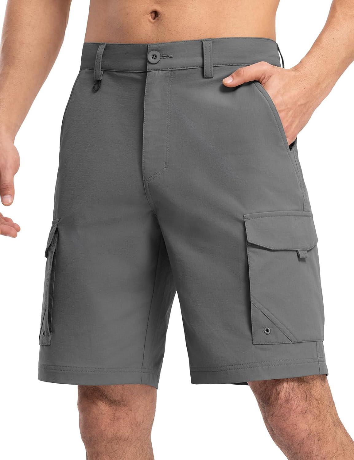 imageTBMPOY mens Cargo Shorts01dark Grey