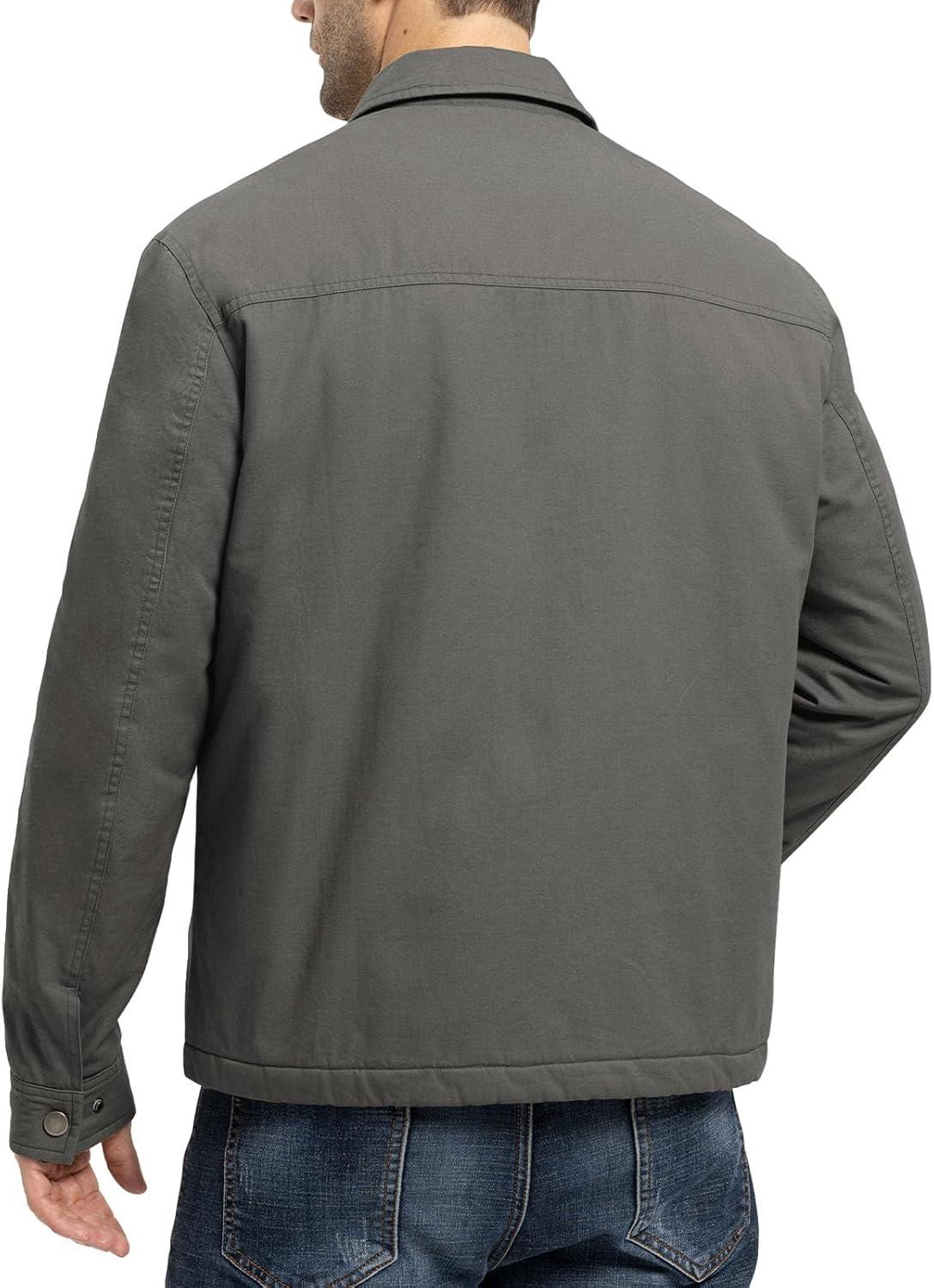 imageTBMPOY mens Men Work CoatsMedium Greythick
