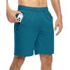 imageTBMPOY Mens 7quot Running Hiking Shorts Quick Dry Athletic Gym Outdoor Sports Workout Short 3 Zipper PocketsA23indigo